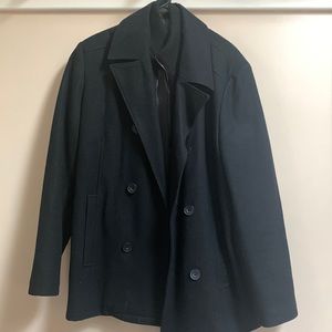 Black Kenneth Cole Peacoat Size L